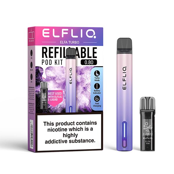 Elfliq Elfa Turbo Vape Kit | Aurora Purple | Best4vapes