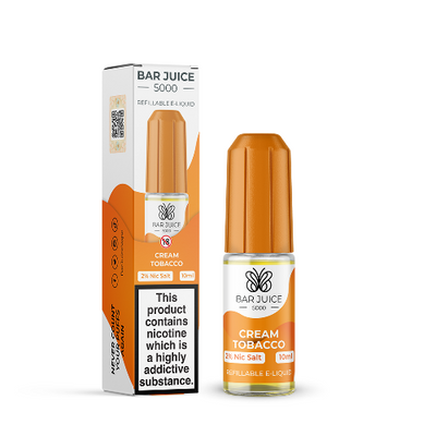 Cream Tobacco - Bar Juice 5000 Nic Salt E-liquid | Best4vapes