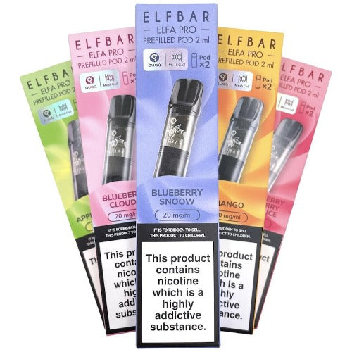 SALE* Elf Bar Elfa Pro Prefilled Pods | 2ml 3for10 Best4Vapes SALE* Elf Bar Elfa Pro Prefilled Pods | 2ml 3for10 Best4Vapes