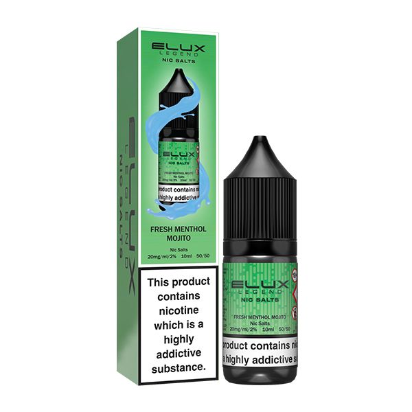 Fresh Menthol Mojito 10ml Nic Salt E-liquid by Elux Legend | Best4vapes