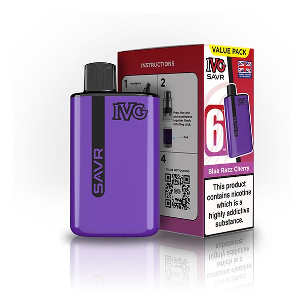 IVG SAVR Pod Kit | Blue Razz Cherry | Best4vapes