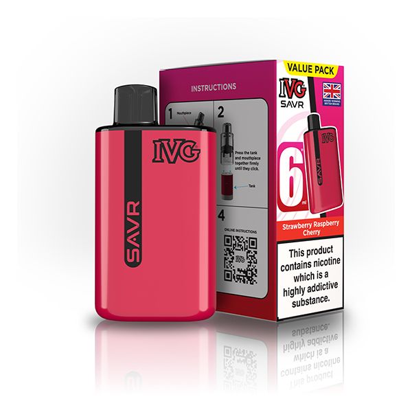 IVG SAVR Pod Kit | Strawberry Raspberry Cherry | Best4vapes