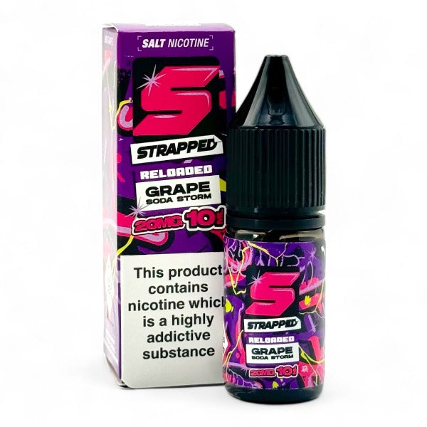 grape soda vape juice SALE* Grape Soda Storm 10ml Nic Salt E-liquid by Strapped Reloaded – Best4Vapes