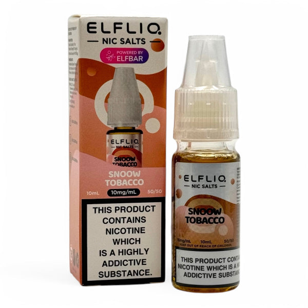 Snoow Tobacco 10ml Nic Salt E-liquid by Elf Bar ELFLIQ Best4Vapes Snoow Tobacco 10ml Nic Salt E-liquid by Elf Bar ELFLIQ Best4Vapes