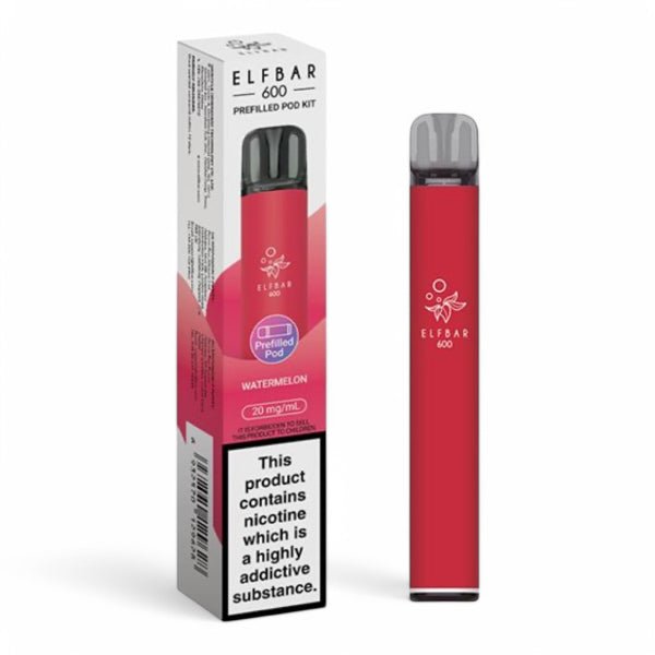 Elf Bar 600 Prefilled Vape Kit | Watermelon | Best4vapes
