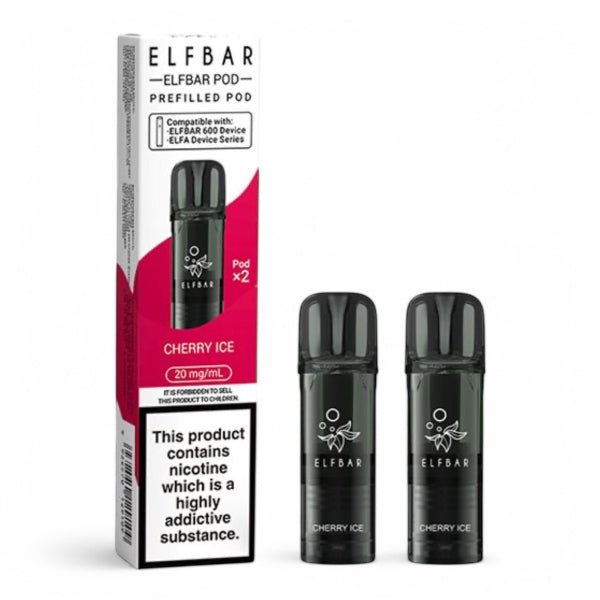 Elf Bar 600 Prefilled Pods | Cherry Ice | Best4vapes