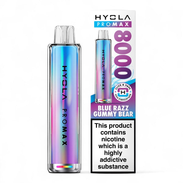 Hyola Pro Max 8000 Vape Kit | Blue Razz Gummy Bear | Best4vapes