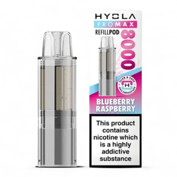 Hyola Pro Max 8000 Refill Pod Pack | Blueberry Raspberry | Best4vapes