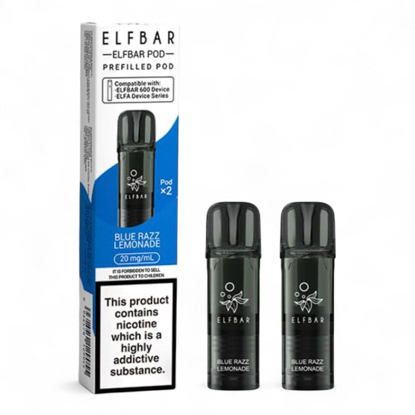 Elf Bar 600 Prefilled Pods | Blue Razz Lemonade | Best4vapes