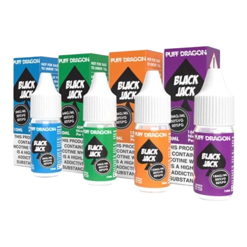 Black Jack 10ml E-liquid by Puff Dragon  Best4Vapes