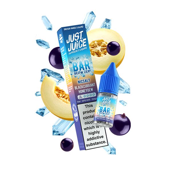 Blackcurrant Honeydew 10ml Bar Nic Salt E-liquid by Just Juice | Best4vapes