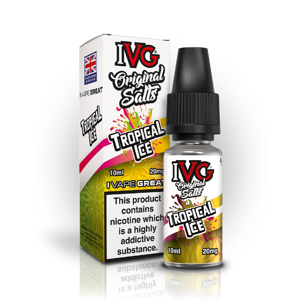 Tropical Ice 10ml Nic Salt E-liquid by IVG Original Salts | Best4vapes