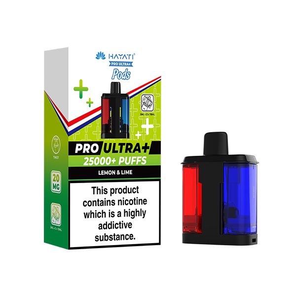 Hayati Pro Ultra Plus 25000 Pods | Lemon & Lime | Best4vapes