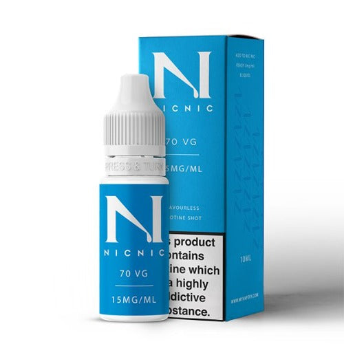 70% VG 15mg Nicotine Shot By Nic Nic | Best4vapes