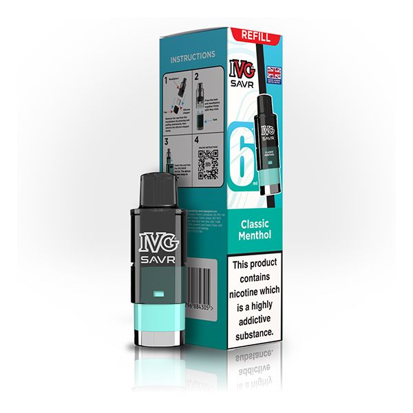 IVG SAVR refill Pod Pack | Classic Menthol | Best4vapes