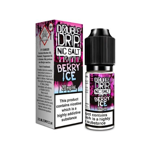 Berry Ice 10ml Nic Salt E-liquid by Double Drip | Best4vapes