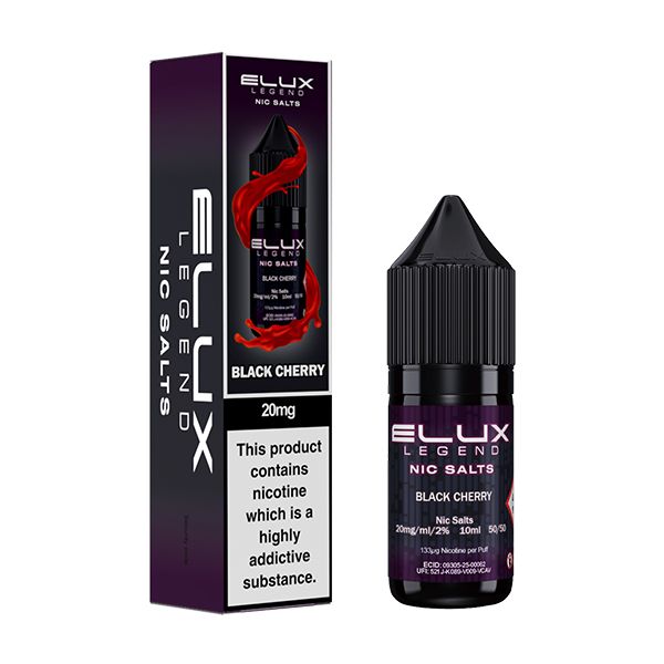 Black Cherry 10ml Nic Salt E-liquid by Elux Legend | Best4vapes