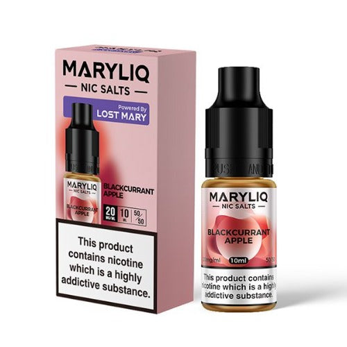 Blackcurrant Apple 10ml Nic Salt E-liquid by Lost Mary Maryliq | Best4vapes