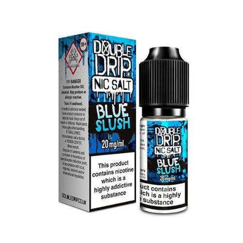 Blue Slush 10ml Nic Salt E-liquid by Double Drip | Best4vapes