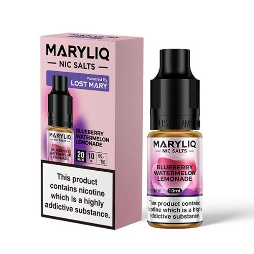 Blueberry Watermelon Lemonade 10ml Nic Salt E-liquid by Lost Mary Maryliq | Best4vapes