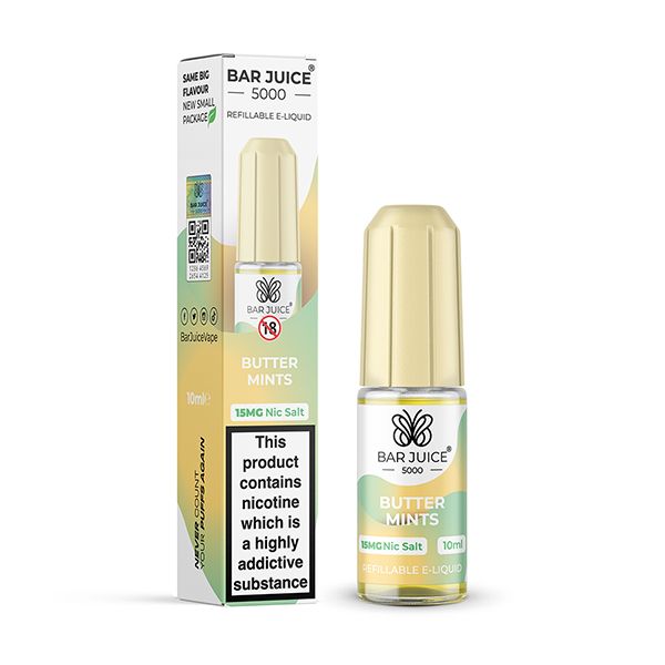Butter Mints 10ml Nic Salt E-liquid by Bar Juice 5000 | Best4vapes