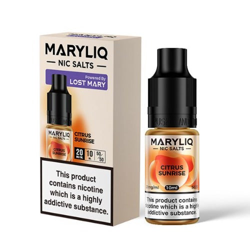 Citrus Sunrise 10ml Nic Salt E-liquid by Lost Mary Maryliq | Best4vapes