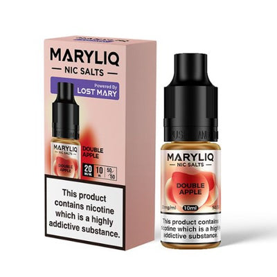 Double Apple 10ml Nic Salt E-liquid by Lost Mary Maryliq | Best4vapes