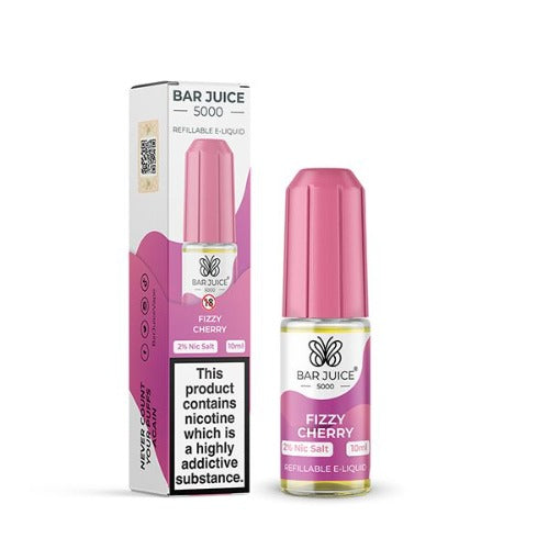 Fizzy Cherry 10ml Nic Salt E-liquid by Bar Juice 5000 | Best4vapes