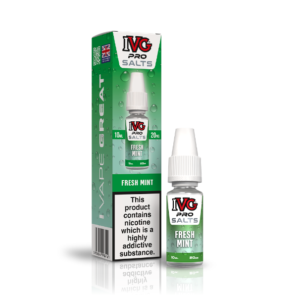 Fresh Mint 10ml Nic Salt E-liquid by IVG Pro Salts | Best4vapes