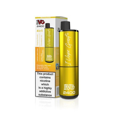 IVG 2400 4 in 1 Disposable Vape Pod Kit | Yellow Edition | Best4vapes