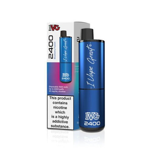 IVG 2400 Disposable Vape Pod Kit | Blueberry Fusion | Best4vapes
