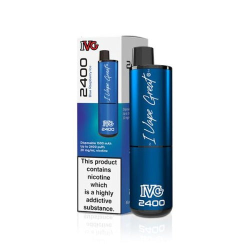 IVG 2400 Disposable Vape Pod Kit | Blue Raspberry Ice | Best4vapes