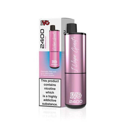 IVG 2400 Disposable Vape Pod Kit | Strawberry Ice | Best4vapes