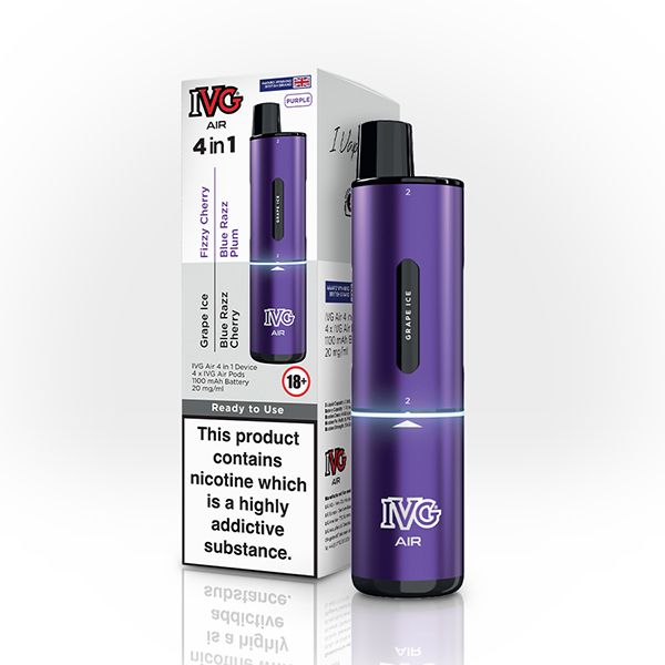 IVG Air 4 in 1 Pod Vape Kit | Purple | Best4vapes