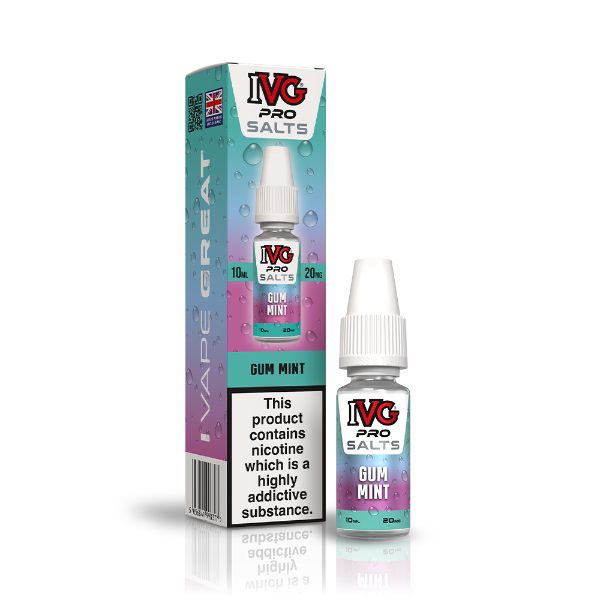 Gum Mint 10ml Nic Salt E-liquid by IVG Pro Salts | Best4vapes
