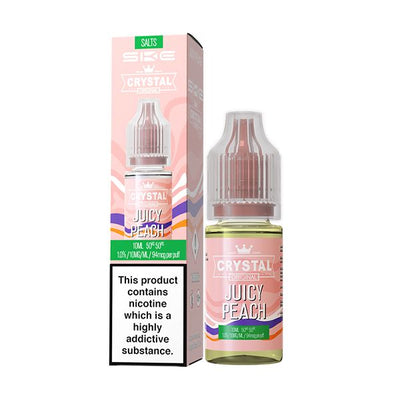 Juicy Peach 10ml Nic Salt E-liquid by SKE Crystal | Best4vapes