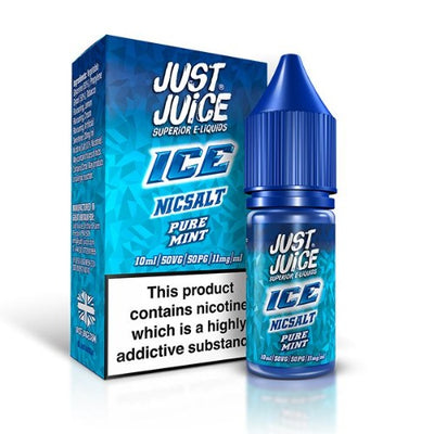 Pure Mint 10ml Nic Salt E-liquid by Just Juice Ice | Best4vapes