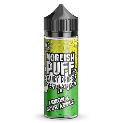 Lemon & Sour Apple Candy Drops 100ml Short Fill E-liquid by Moreish Puff | Best4vapes