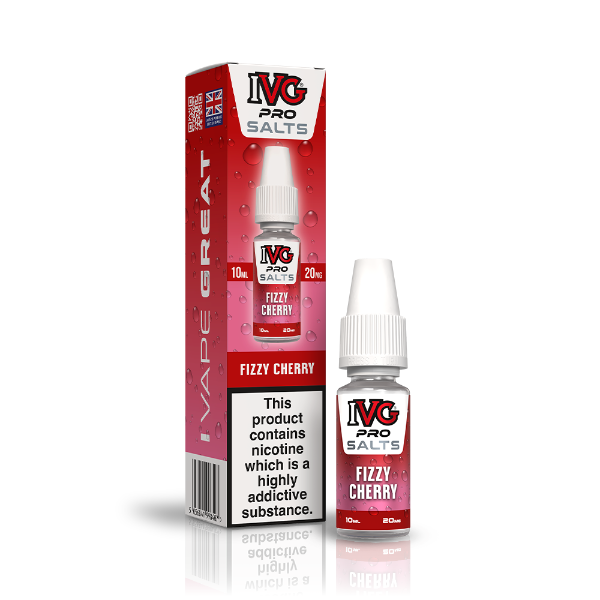 Fizzy Cherry 10ml Nic Salt E-liquid by IVG Pro Salts | Best4vapes