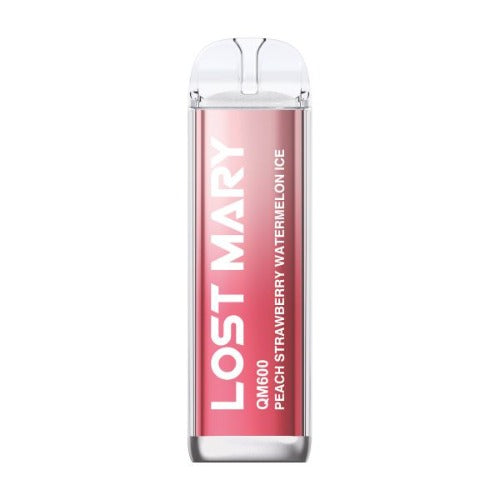 Lost Mary QM600 Disposable Vape | Peach Strawberry Watermelon Ice | Best4vapes