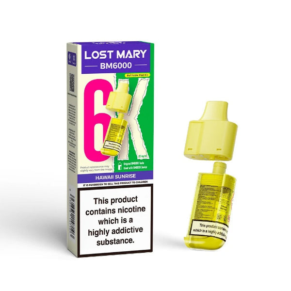 Lost Mary BM6000 Refill Pod Pack | Hawaii Sunrise | Best4vapes
