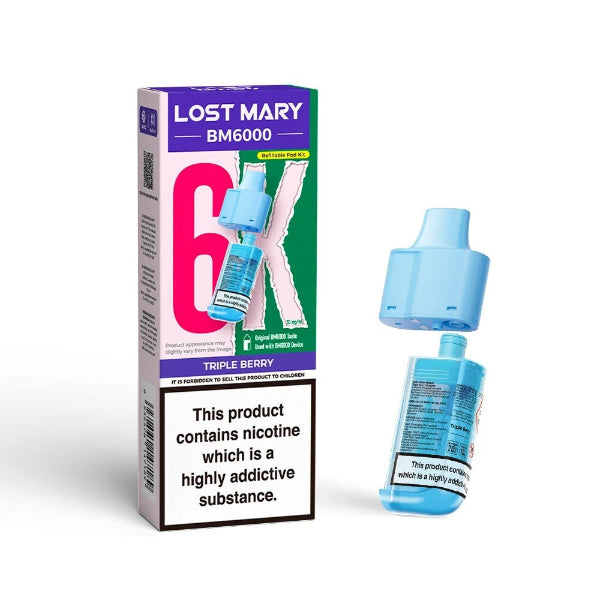 Lost Mary BM6000 Refill Pod Pack | Triple Berry | Best4vapes