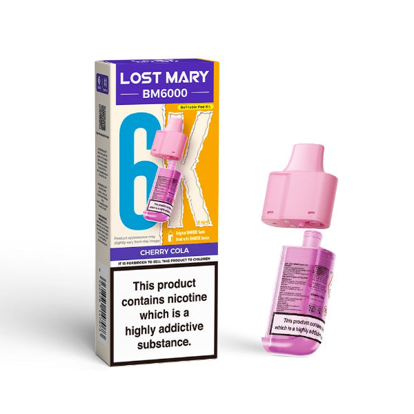 Lost Mary BM6000 Refill Pod Pack | Cherry Cola | Best4vapes