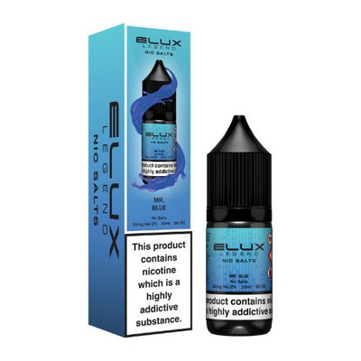 Mr Blue 10ml Nic Salt E-liquid by Elux Legend | Best4vapes