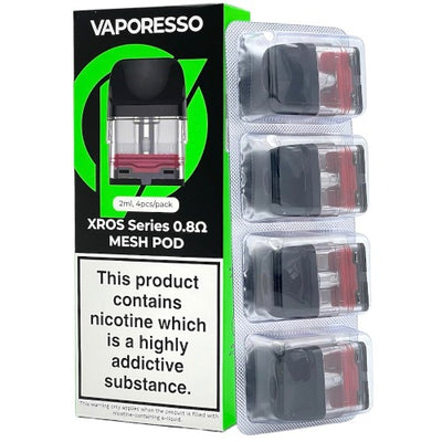Vaporesso XROS Replacement Pods 0.8ohm | 2ml | 4 Pack | Best4vapes