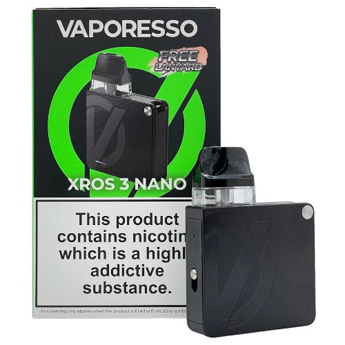 Vaporesso XROS 3 Nano Pod Vape Kit | Black | Best4vapes