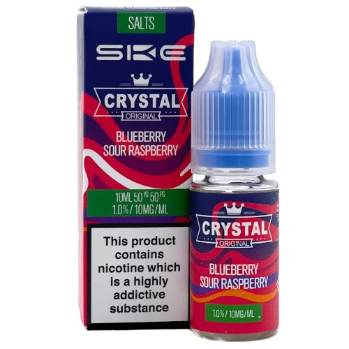 Blueberry Sour Raspberry 10ml Nic Salt E-liquid by SKE Crystal | Best4vapes