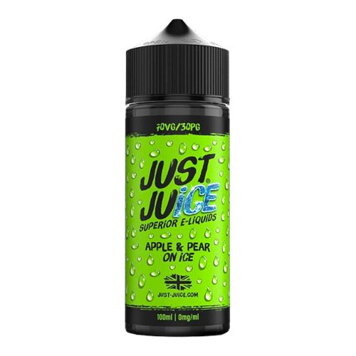 Apple & Pear On Ice 100ml Short Fill E-liquid by Just Juice | Best4vapes