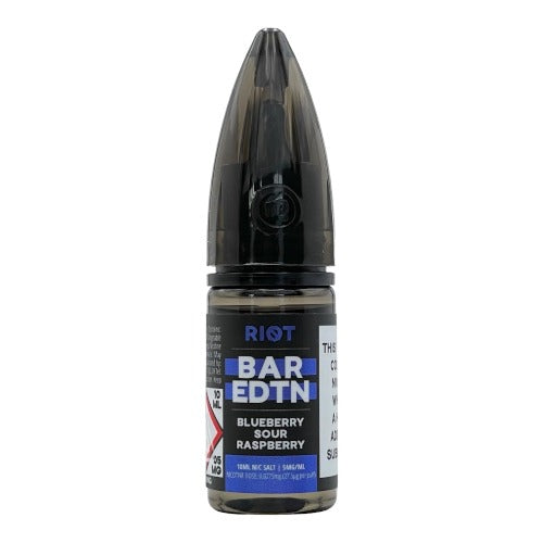 Blueberry Sour Raspberry 10ml Nic Salt E-liquid by Riot BAR EDITION | Best4vapes