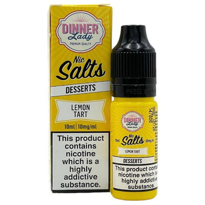 Lemon Tart 10ml Nic Salt E-liquid by Dinner Lady | Best4vapes